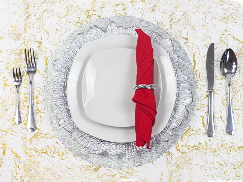 SERVILLETA DE LINO COLOR ROJO - VERANDA INTERIORES