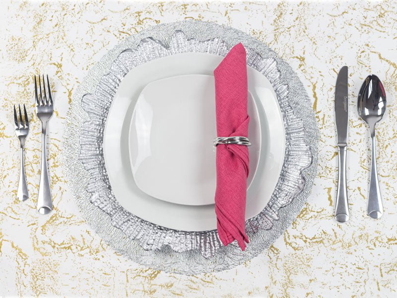 SERVILLETA DE LINO COLOR ROSA - VERANDA INTERIORES