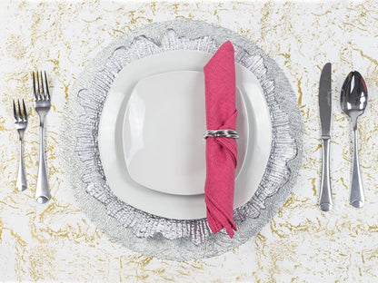 SERVILLETA DE LINO COLOR ROSA - VERANDA INTERIORES