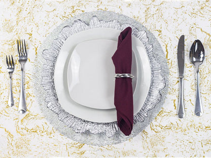 SERVILLETA DE LINO COLOR VINO - VERANDA INTERIORES