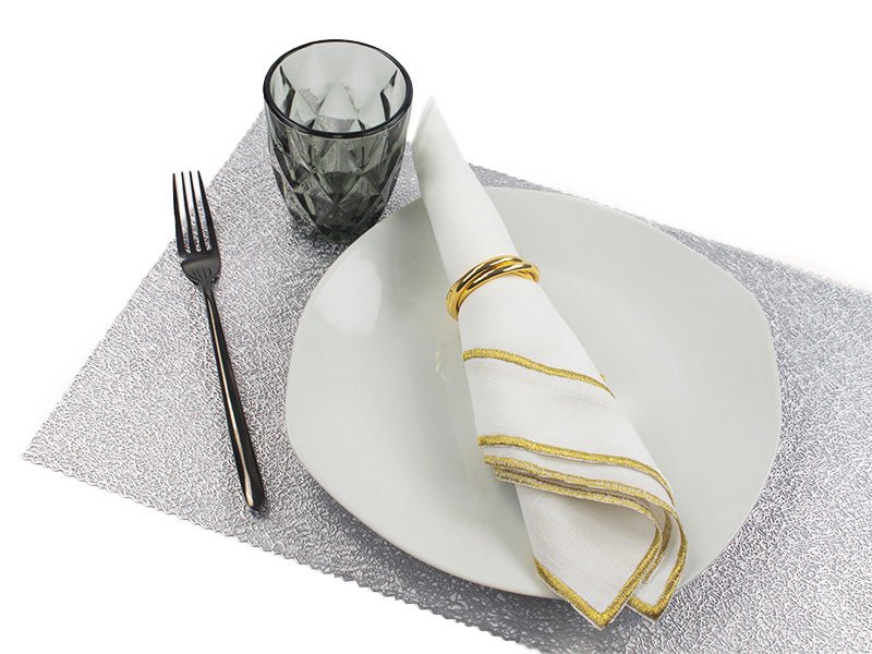 SERVILLETA DE LINO HILO DORADO - VERANDA INTERIORES