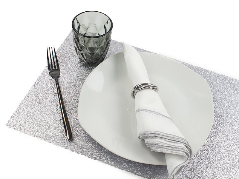 SERVILLETA DE LINO HILO GRIS - VERANDA INTERIORES