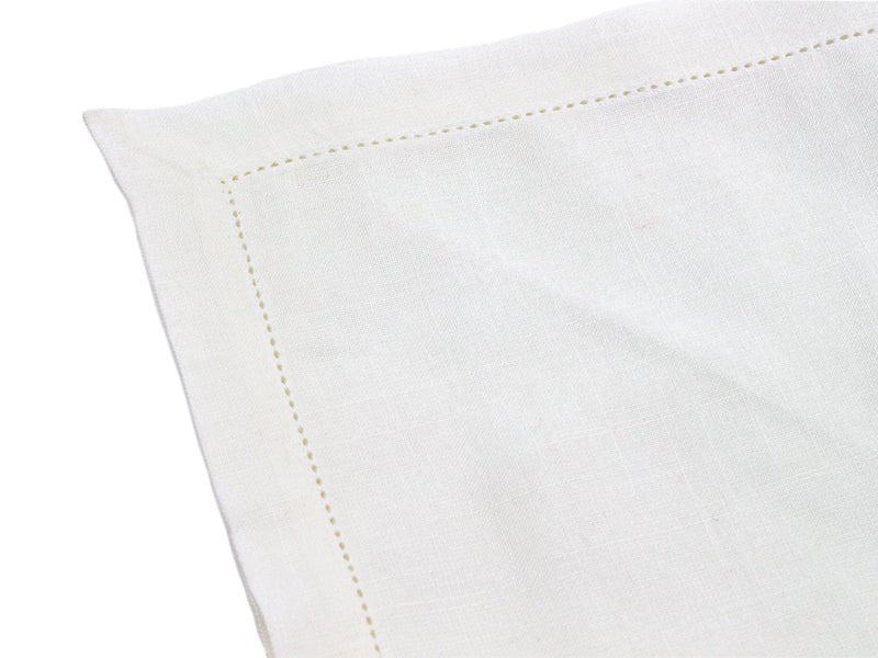SERVILLETA HEMSTICH COLOR BLANCO - VERANDA INTERIORES