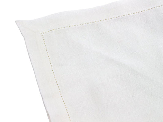SERVILLETA HEMSTICH COLOR BLANCO - VERANDA INTERIORES