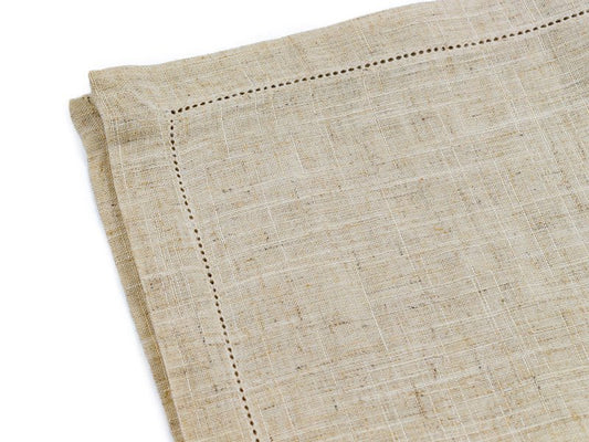 SERVILLETA HEMSTICH COLOR CAMELLO - VERANDA INTERIORES