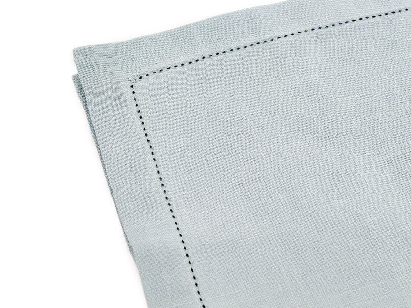 SERVILLETA HEMSTICH COLOR GRIS - VERANDA INTERIORES
