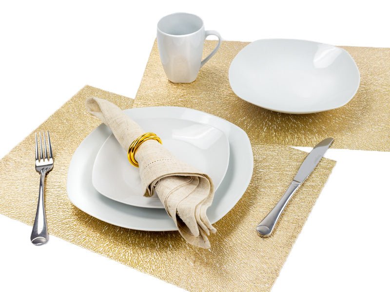 VAJILLA DE CERAMICA BLANCA 16 PIEZAS - VERANDA INTERIORES