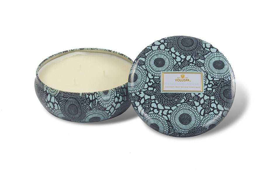 VELADORA FRENCH CADE LAVENDER - VERANDA INTERIORES